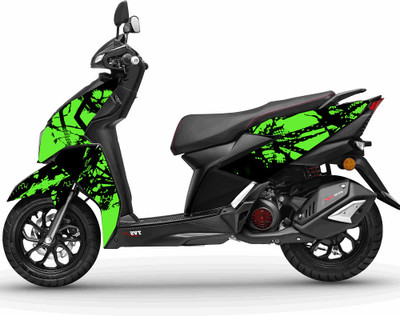 Grayfixx Sticker & Decal for Scooter(Green)