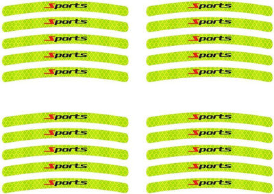 carfrill Sticker & Decal for Car & Bike(Green)