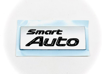 autozoon Emblem for Car(Silver, Black)