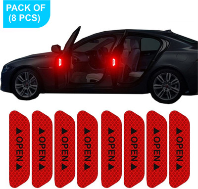 Gradepth Sticker & Decal for Car & Bike(Red)