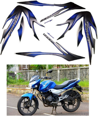 DECAL ARTISTRY Sticker & Decal for Bike(Blue)