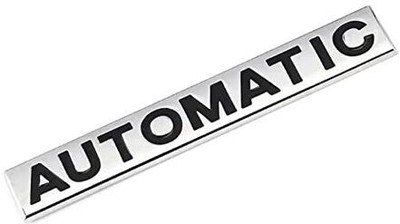 OAN Sticker & Decal for Car & Bike(Silver, Black)