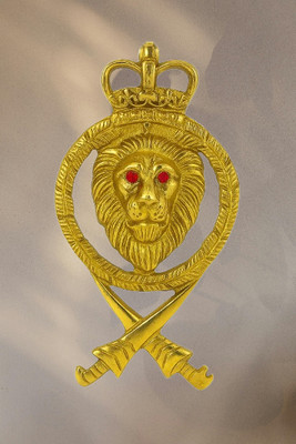 Golden Fox Emblem for Car & Bike(Gold)