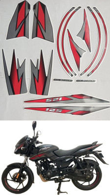 SHINEPRO Sticker & Decal for Bike(Red)