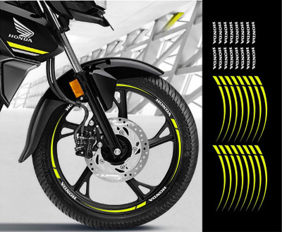 mamata auto grafix Sticker & Decal for Car & Bike(Yellow)