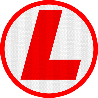 iFab Sticker & Decal for Car(Red, White)