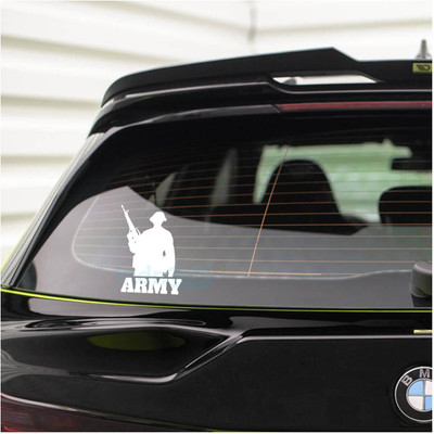 indnone® Sticker & Decal for Car(White)