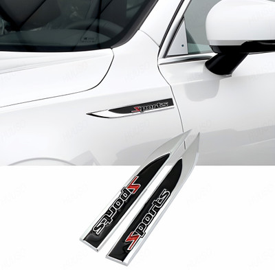 HUUSO Emblem for Car(Silver, Black, Red)