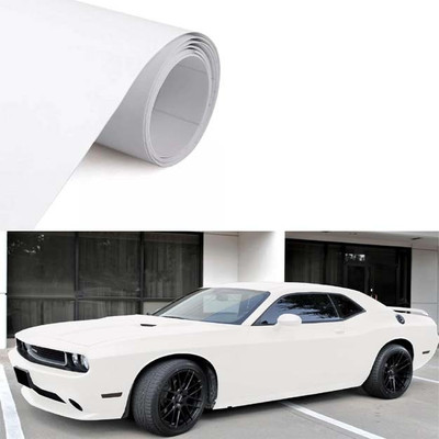 Vinylzone Wrap for Car & Bike(White)