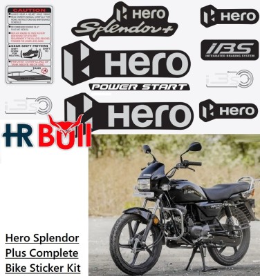 HRBull Sticker & Decal for Bike(Black)