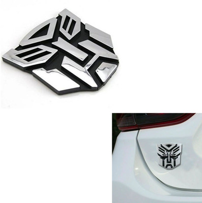 ENEMYT Emblem for Car & Bike(Silver)