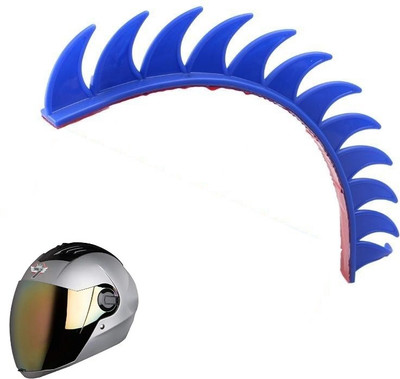 SHOWRIDE Helmet Mohawk for Bike(Blue)
