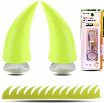 CROXIV Helmet Mohawk for Bike(Yellow)