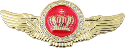 Genesis Emblem for Car & Bike(Gold, Red)