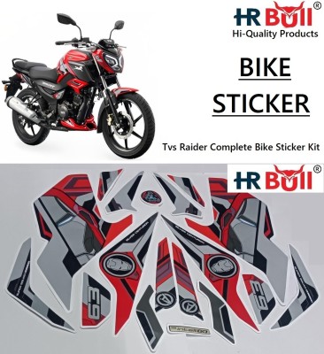 HRBull Sticker & Decal for Bike(Multicolor)