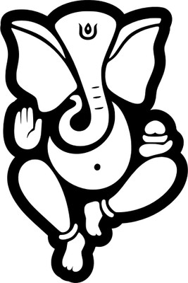 Temporary Tattoowala Sticker & Decal for Car & Bike(Black)