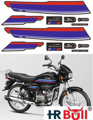 HRBull Sticker & Decal for Bike(Multicolor)