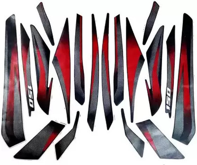 RKT Sticker & Decal for Bike(Red, Black)