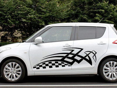 marvellous Sticker & Decal for Car(Black)