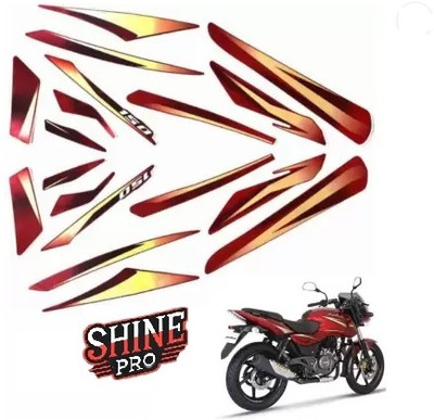 SHINEPRO Sticker & Decal for Bike(Gold)