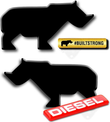 carmetics Emblem for Car(Black)