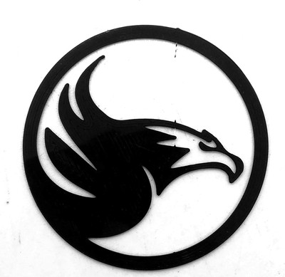 CERO Emblem for Car & Bike(Black)