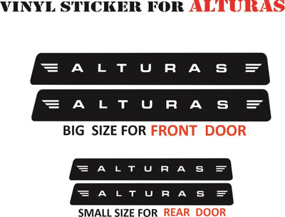 CARLOOKS Sticker & Decal for Car(Black)