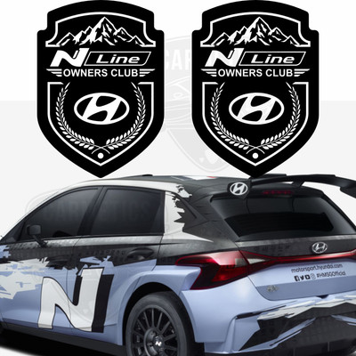 carmetics Emblem for Car(Black)