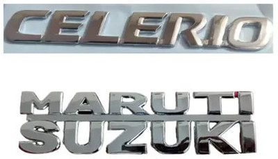 Automopix Emblem for Car(Silver)