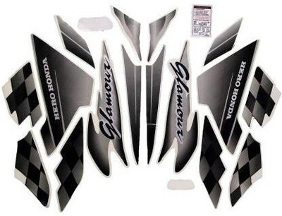 RIDERKART Sticker & Decal for Bike(Black)