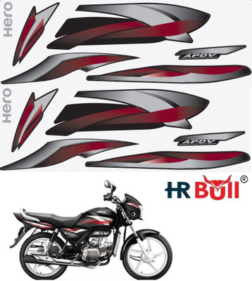 HRBull Sticker & Decal for Bike(Multicolor)