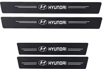 Favoto Car Door Sill Protectors for Hyundai Door Sill Plate