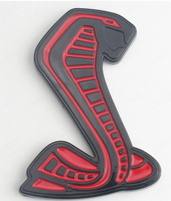 CARIZO Emblem for Car & Bike(Black, Red)