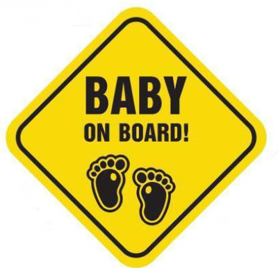 BikerZZZcluB Sticker & Decal for Car & Bike(Yellow)