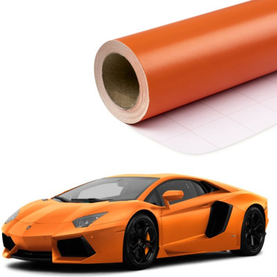 zeepzone Sticker & Decal for Car & Bike(Orange)