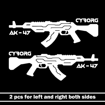 fashionoid Sticker & Decal for Car & Bike(White)