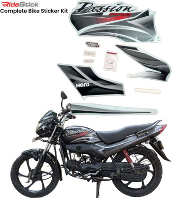 RIDERKART Sticker & Decal for Bike(Black, Grey, Multicolor)