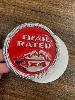 Ride2joy Sticker & Decal for Car & Bike(Red, Silver)