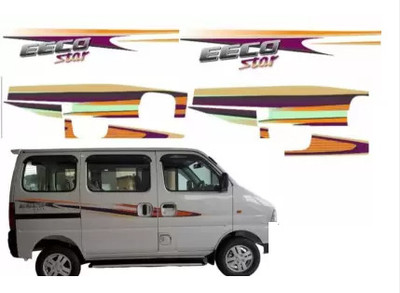 BR BULL Sticker & Decal for Car(Multicolor, Orange, Black)