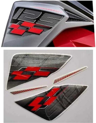 yemex Sticker & Decal for Bike(Red)