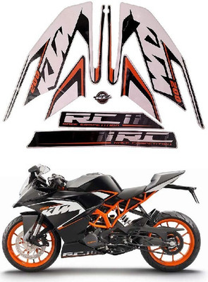 Ubee Sticker & Decal for Bike(White, Black)