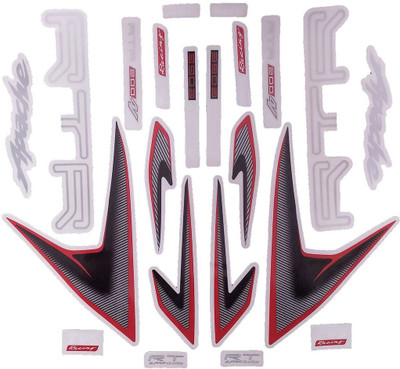 SHREE Sticker & Decal for Bike(Multicolor)