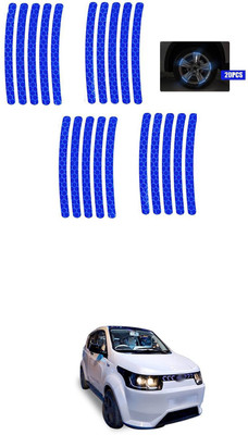 XZRTZ Plastic Car Bumper Guard(Blue, Pack of 20, Mahindra, Universal For Car)