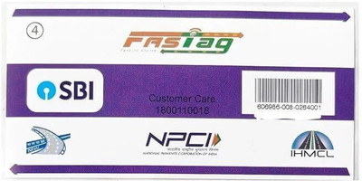 OMNIFANCYSTORE Fastag for Car(White)