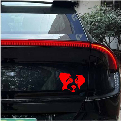 indnone Sticker & Decal for Car(Red)