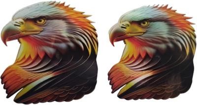 SunStick Sticker & Decal for Bike(Orange, Grey)