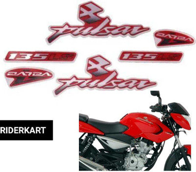 RIDERKART Sticker & Decal for Bike(Multicolor, Silver)