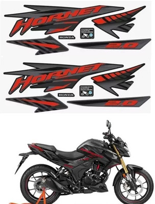 SHINEPRO Sticker & Decal for Bike(Red, Multicolor)