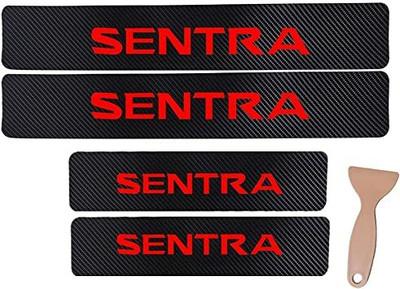 Hanshika Designing Hub Sticker & Decal for Car(Black, Red)