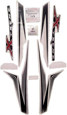 Voiture Sticker & Decal for Bike(Black)